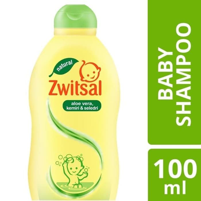 Zwitsal Baby Shampoo Aloe Vera, Kemiri & Seledri Botol 100ml