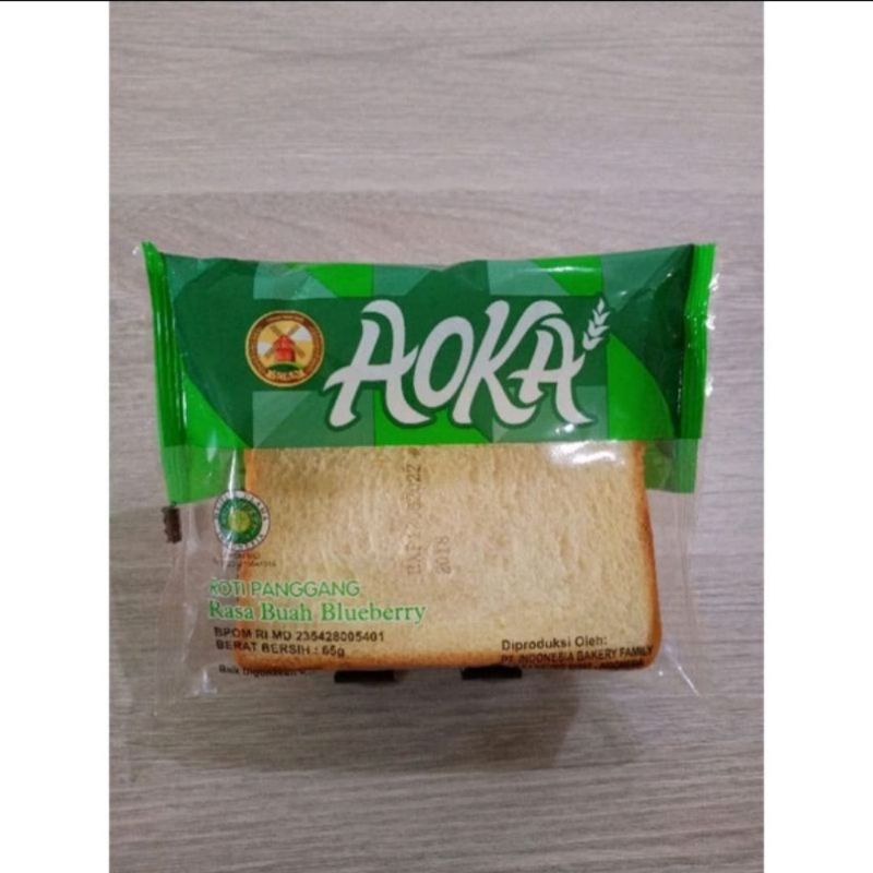 AOKA Roti Panggang Dan Roti Gulung 65 g