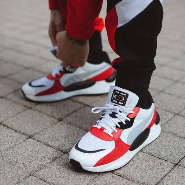 Sepatu premium Puma rs 9.8 white bred
