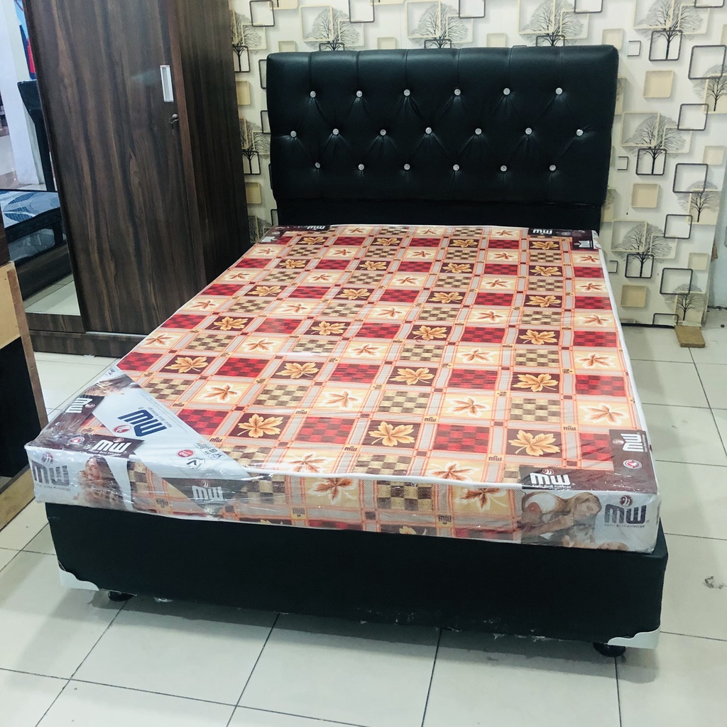 KASUR BUSA MW STABILITY PRODUK BY AMERICAN PILLOW  ( FULLSET DIVAN KASUR DAN SANDARAN )