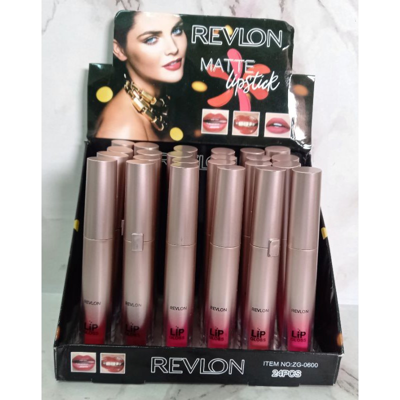 LIP GLOSS REVLON MATTE 1BOX ISI 24 PCS NO.ZG-0600