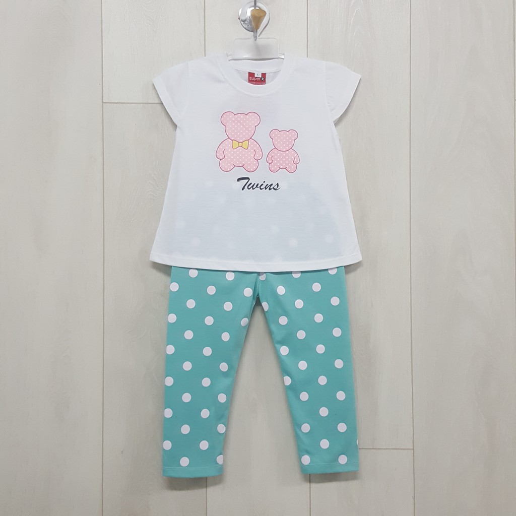  KREASI  MODE 290185 SETELAN KAOS ANAK  PEREMPUAN  SML 1 3 