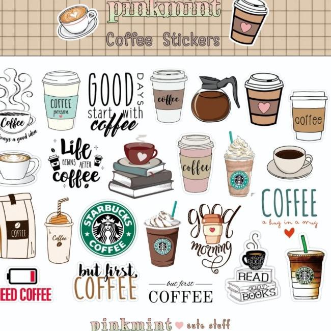 

Dijual.. STICKER DECO COFFEE SERIES UNTUK HIASAN HP LAPTOP CATATAN JURNAL DLL - Transparan TV