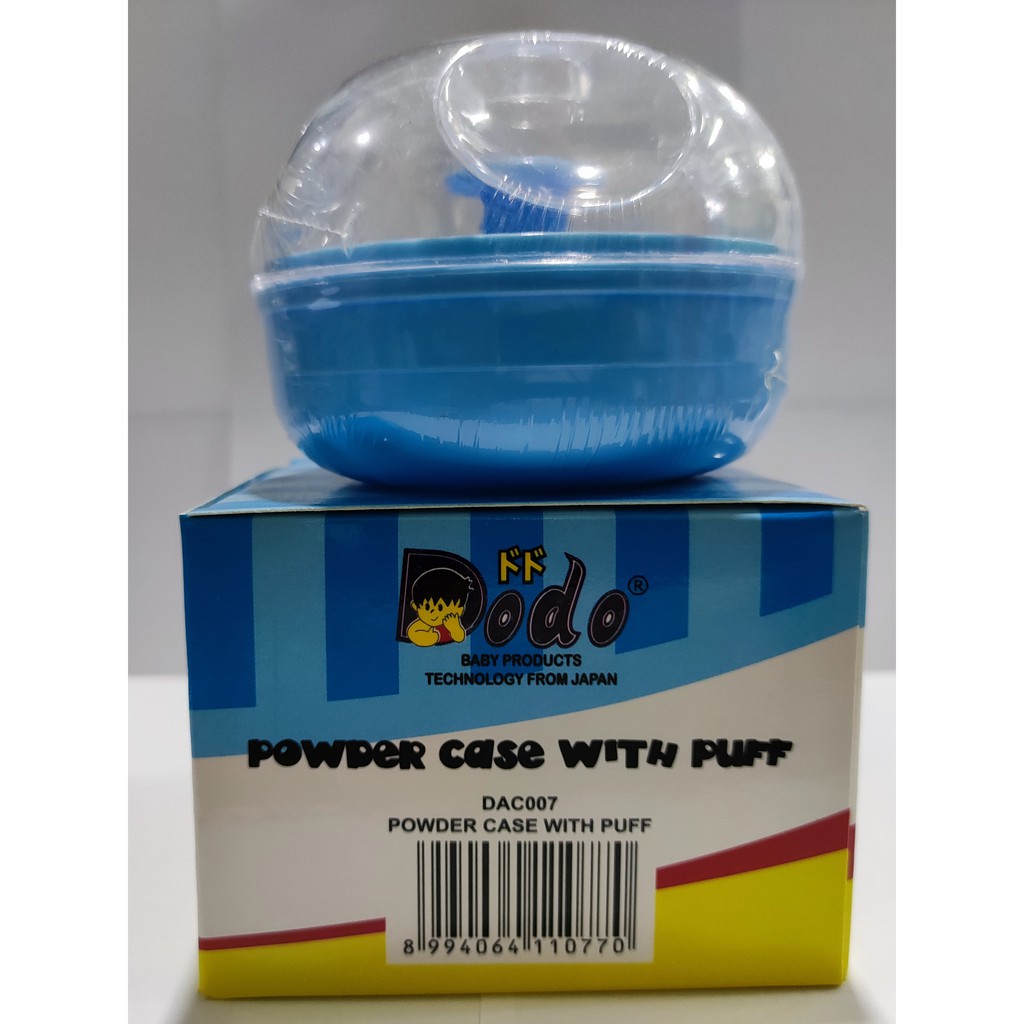 Dodo Tempat Bedak Bayi Set Powder Case With Puff DAC007