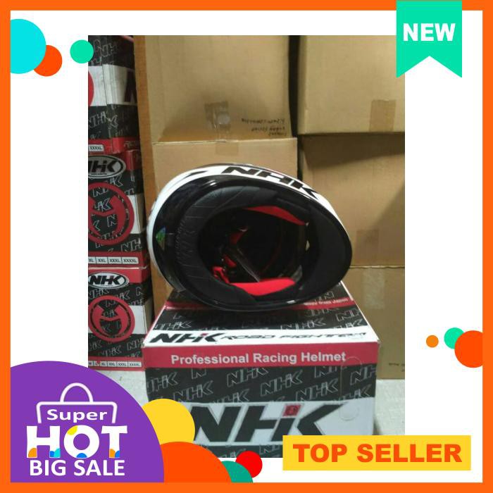 HELM NHK GP 1000 RACING INSTINCT WHITE/BLACK