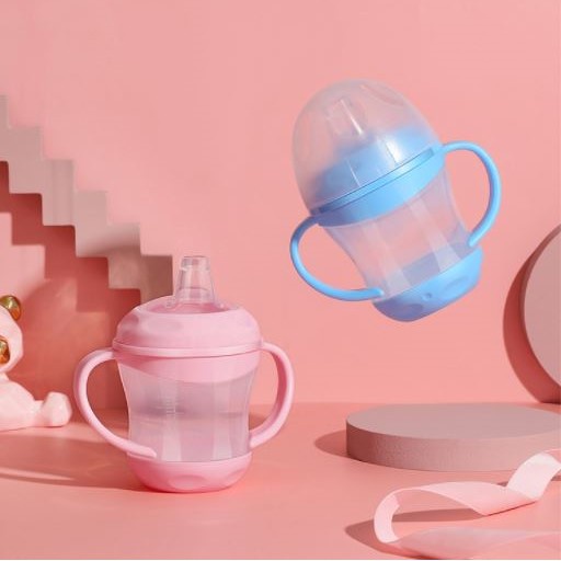 [BC] Botol Minum Bayi Handle Gelas Bayi Training Cup Sippy Cup Gelas Anak Balita 160ml BPA FREE - Bayi Online Shop