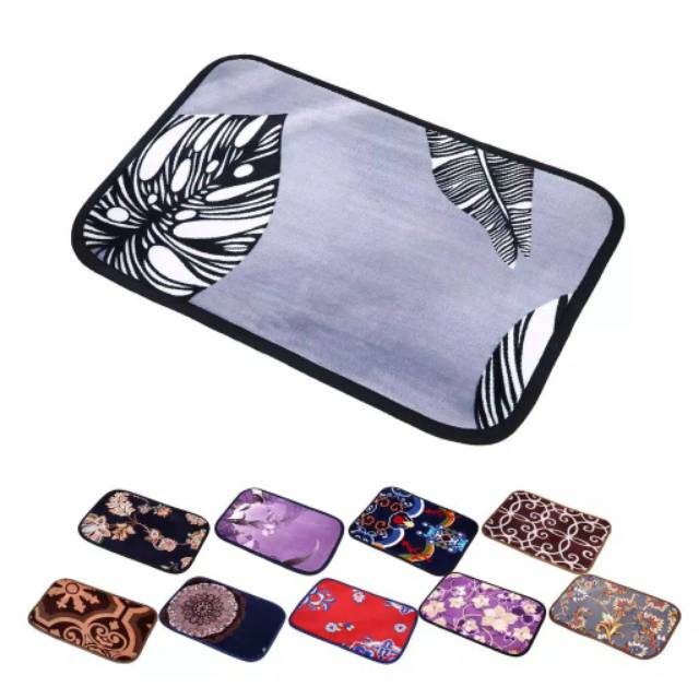 Keset Bludru cantik ada anti licin antislip