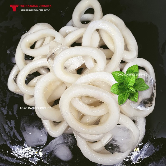 CUMI BEKU RING DAN FLOWER FROZEN SQUID 1KG