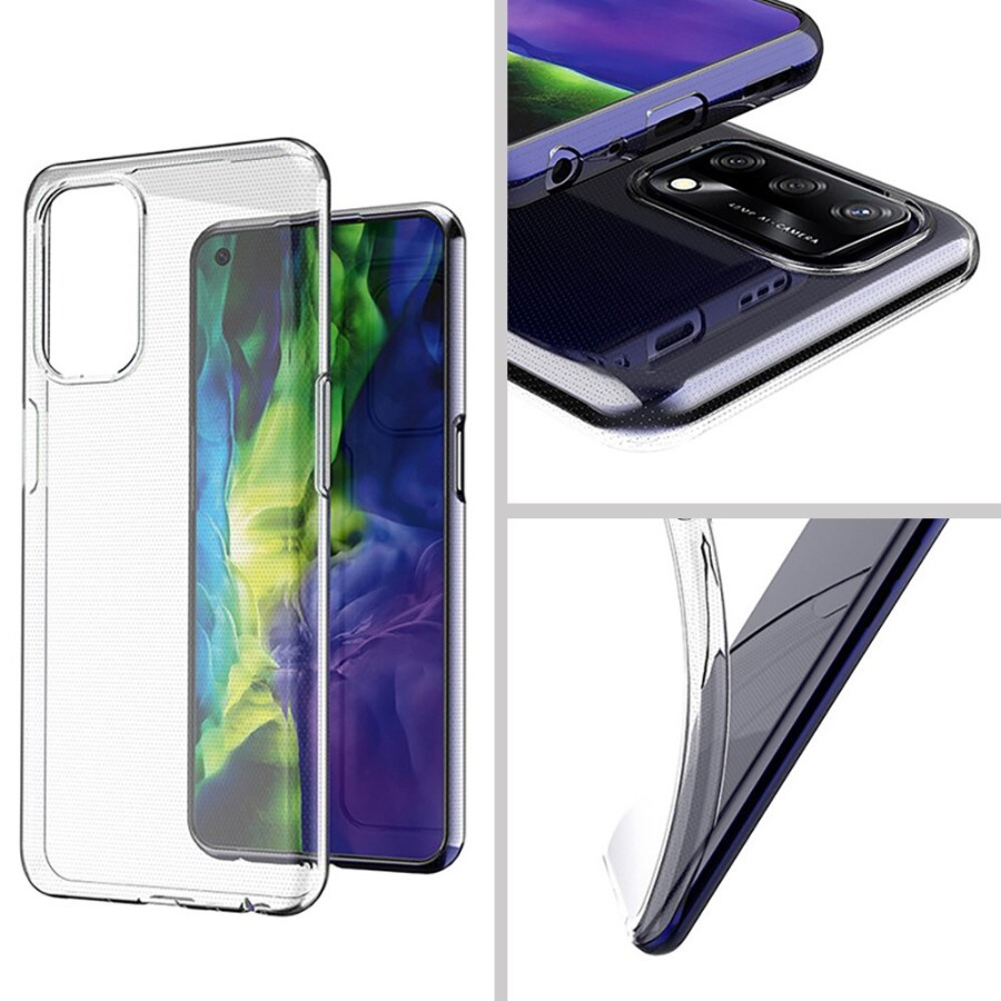 Case Oppo A74 4G 2021 Clear Case Tebal 2MM Transparant TPU Premium Softcase