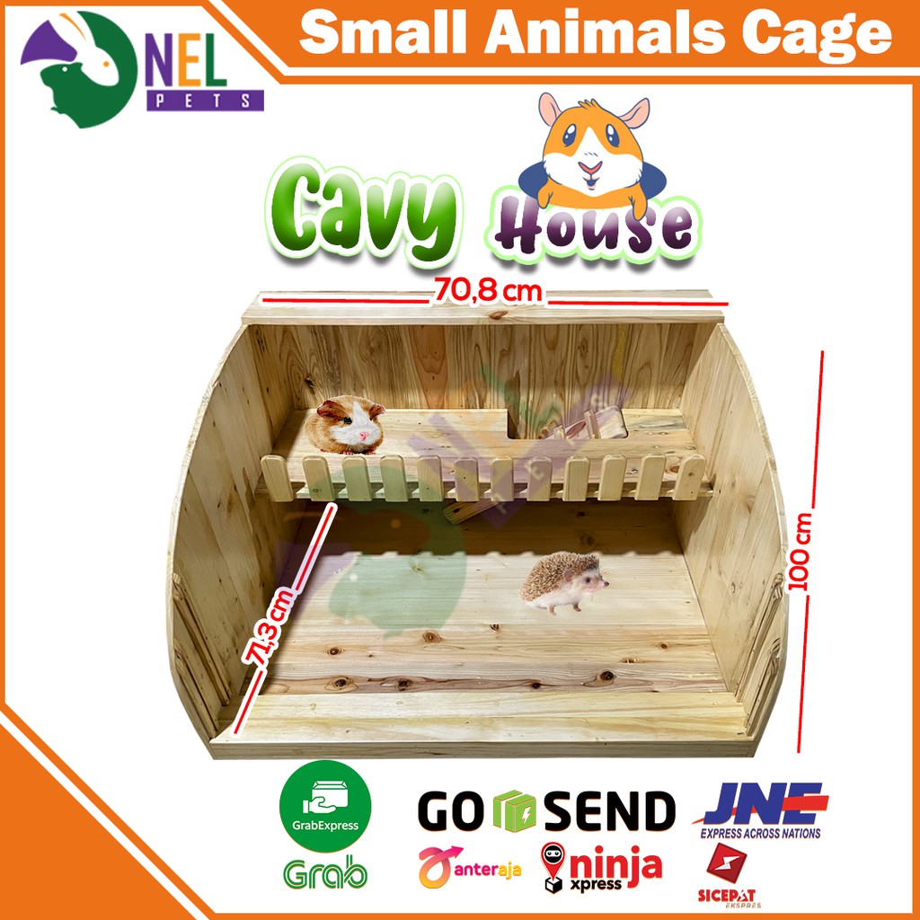 Jual KANDANG KAYU GUINEA PIG/CAVY HOUSE/KANDANG LANDAK MINI MARMUT ...
