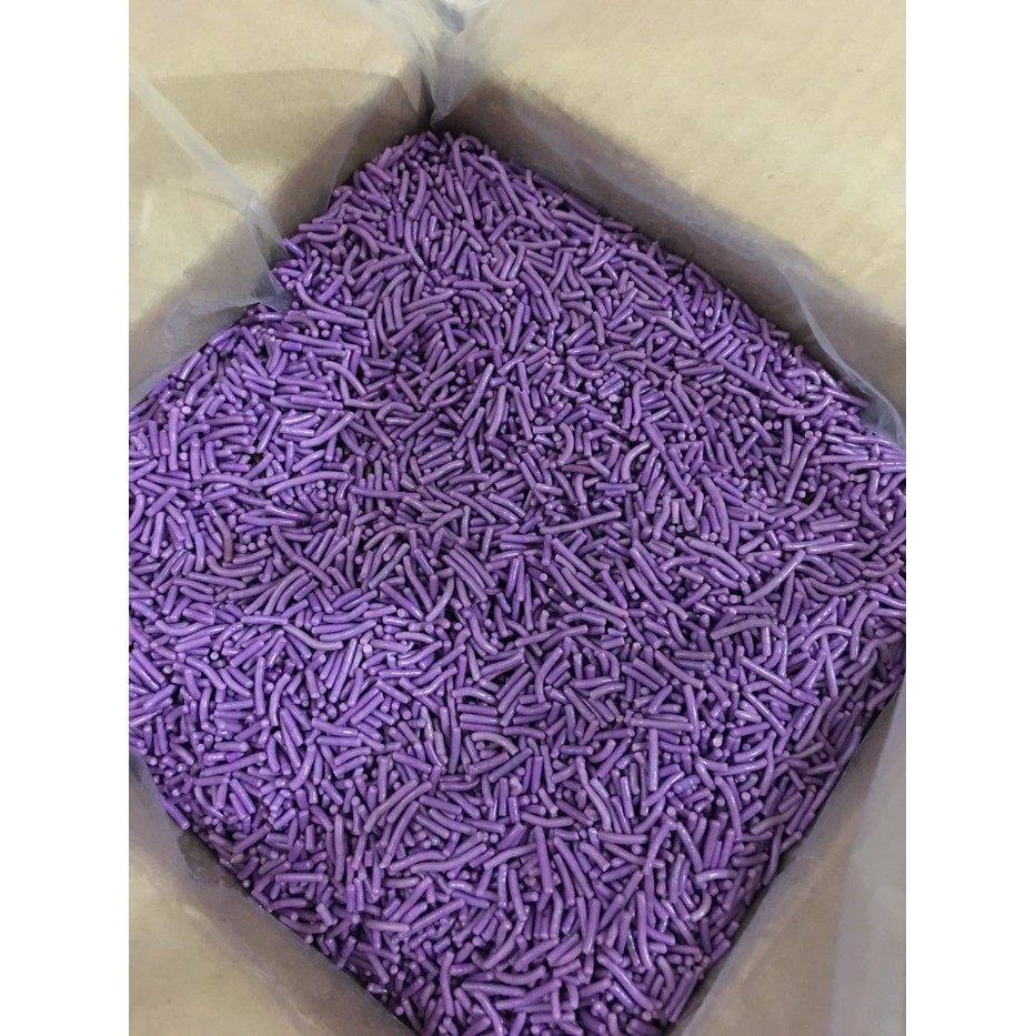 

Meses LAGIE butir coklat warna UNGU Purple enak repack 250 gram