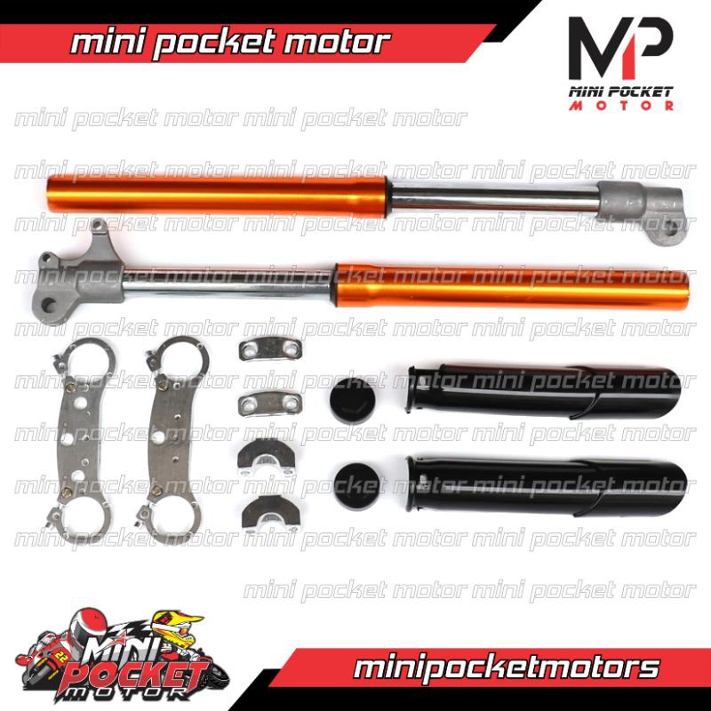 Up Side Down - Shock Depan Mini Trail 50cc - USD Trail Mini 50cc
