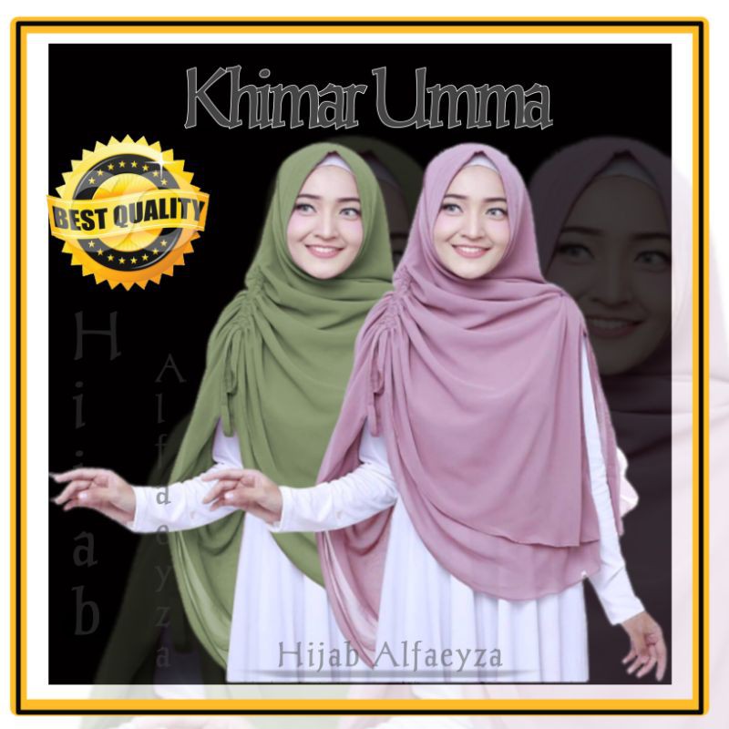 hijab/khimar/Khimar Umma/kerudung instan/jilbab instan murah /khimar ceruty/jilbab syari/ceruty