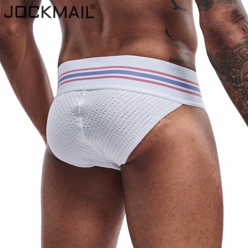 Jockmail New Brand Men Underwear Sexy Briefs Men Jockstrap Fashion Mens Briefs Cuecas Gay Underwear