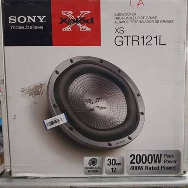 Sony Subwoofer Xplod XS-GTR121L