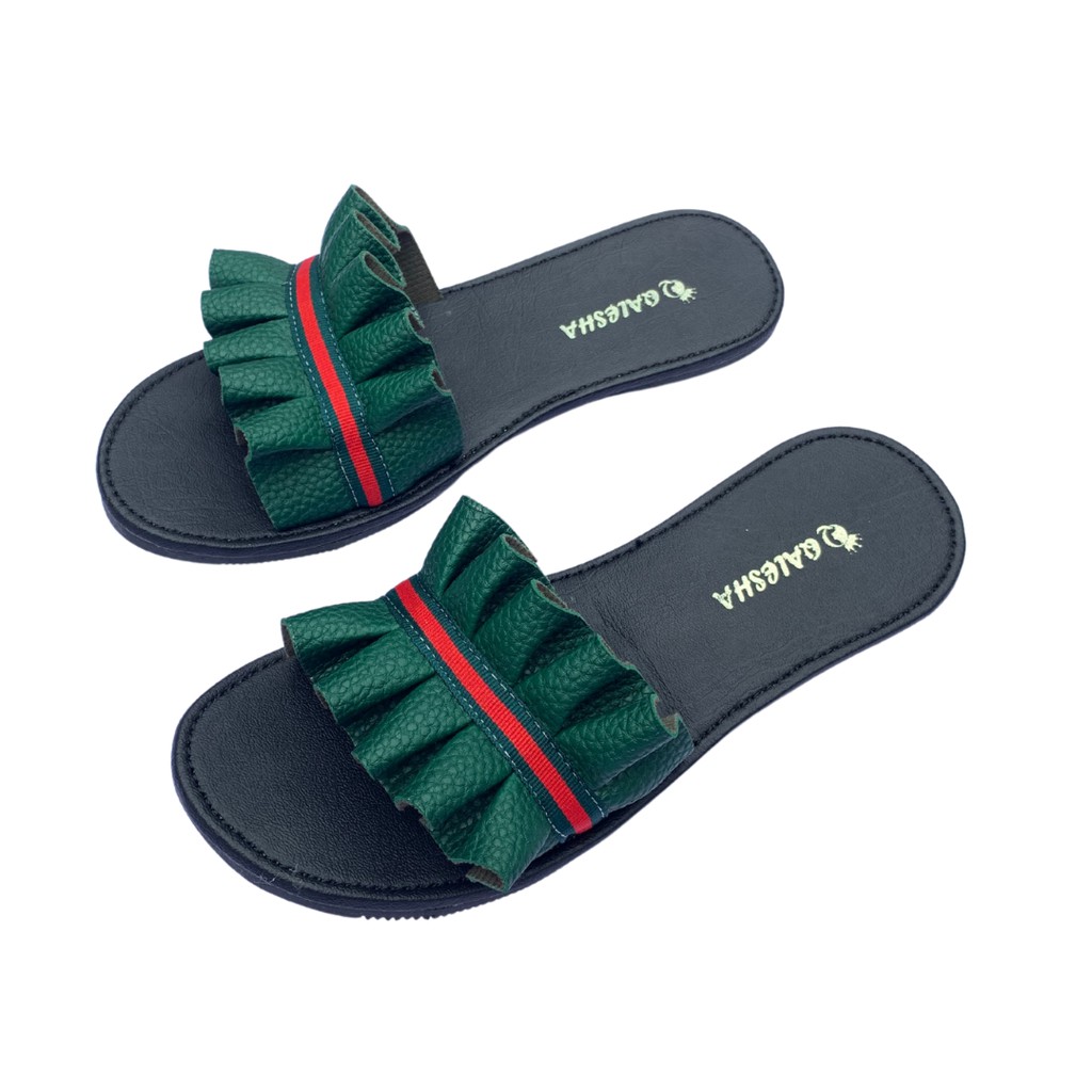 Insyira - Sandal Wanita Alena / Sandal Papirut Wanita Non Slip Alas Hitam / Sandal Wanita Slop Rempel