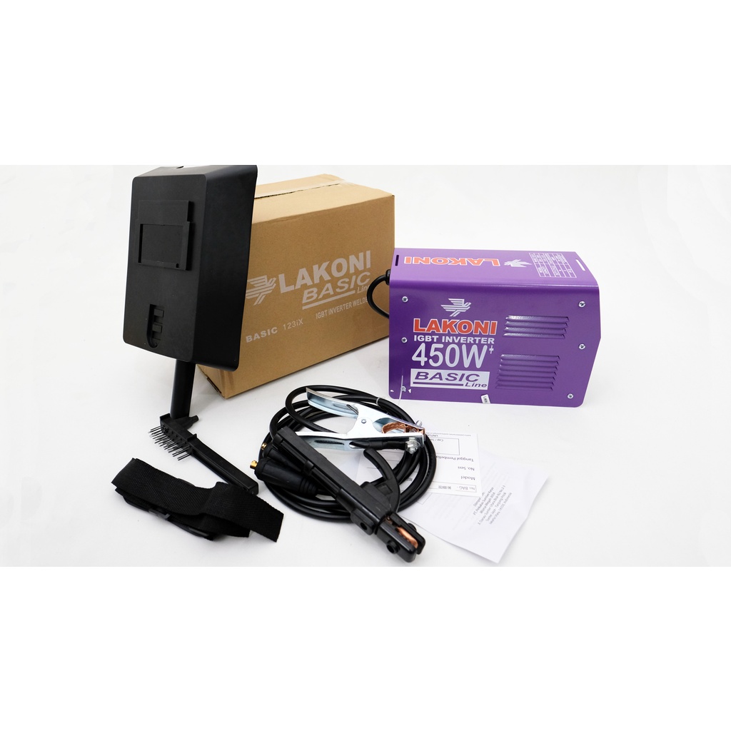 Mesin Las Listrik Inverter Lakoni Basic 123ix 450watt / Trafo Travo Las 900watt