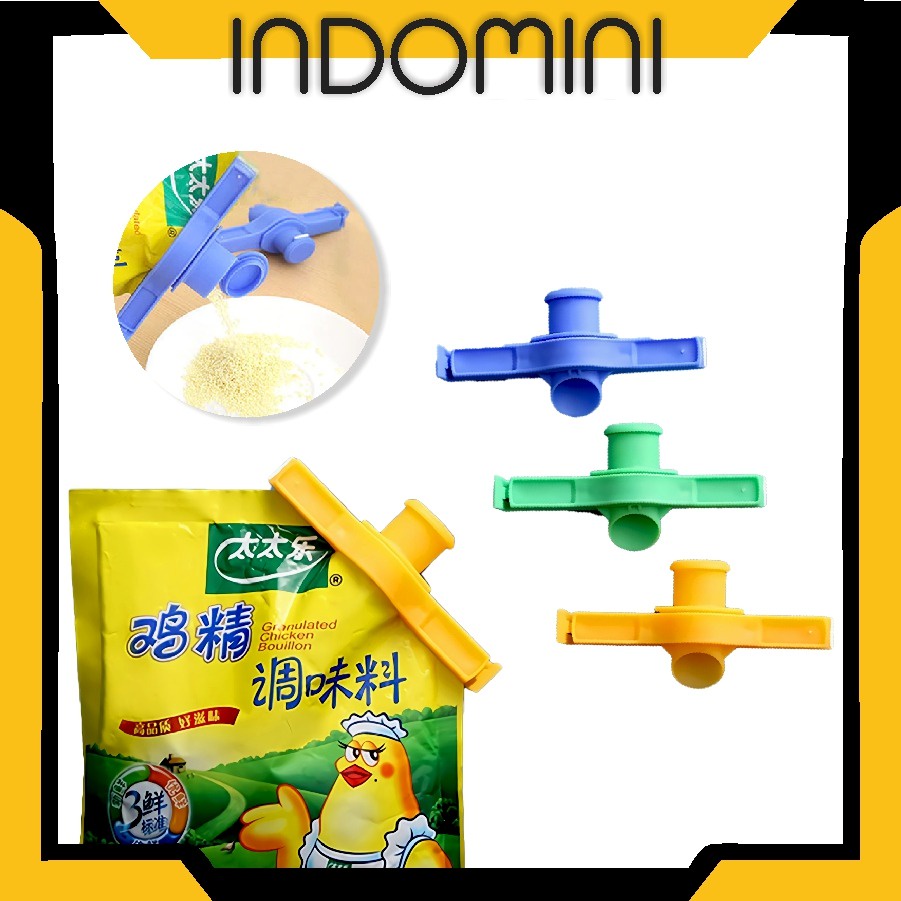 INDOMINI Klip Segel Plastik Penutup Makanan Clip Penjepit Kemasan Snack Makanan Food Sealer Murah best Quality R500 R631