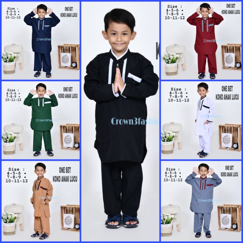 Setelan Koko Kurta Pakistan Anak Lucu *Bisa COD