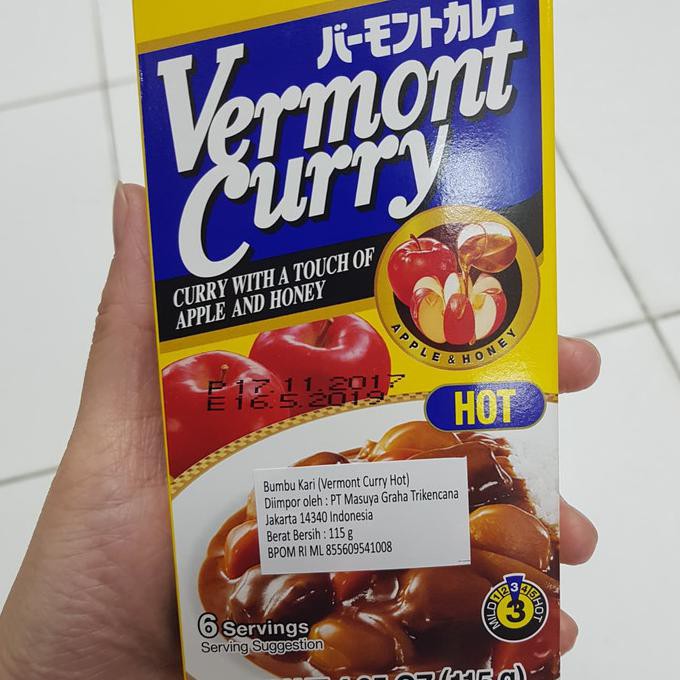 

[[BISA COD]] Vermont Curry 115gr - Bumbu kari Jepang - Hot EKSLUSIF Kode 950