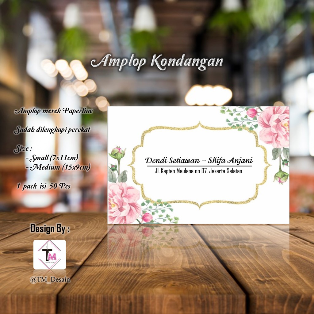 

isi 50 pcs Kode C77 Amplop Kondangan / Amplop Printing / Amplop Desain