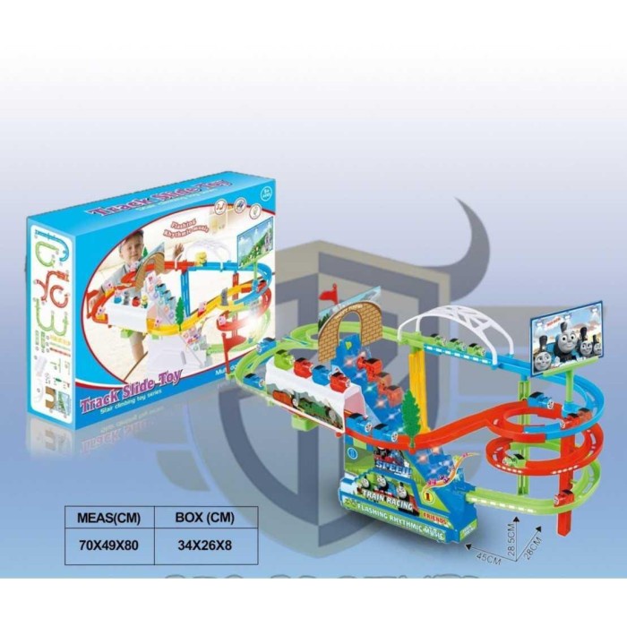 MAINAN TRACK THOMAS TRAIN ORBITAL SLIDE BESAR KERETA THOMAS
