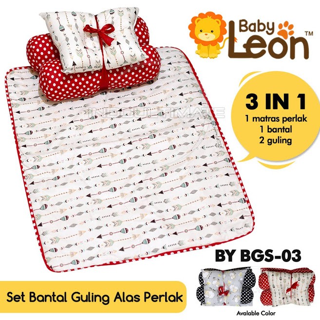 Tempat Tidur Bayi 3in1 kasur bayi + bantal guling kasur lantai bayi BY BGS-03