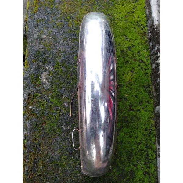 Spakbor Slebor Plat Nomer Depan Honda CB 100 Original