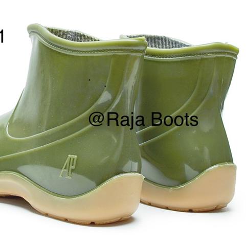 ℮ Sepatu Boot Ap Pendek 2005 Hijau ✼