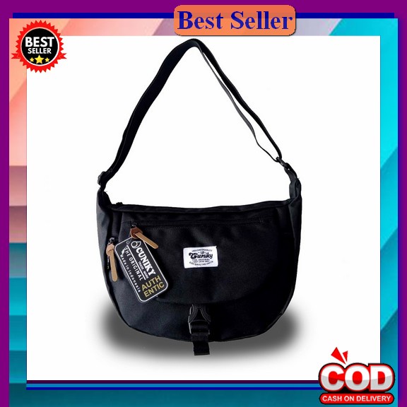 Tas Usb Selempang Pria Murah Sling Bag Crossbody / Tas Dada / Tas Usb Tas Selempang Kulit Tas Pria S