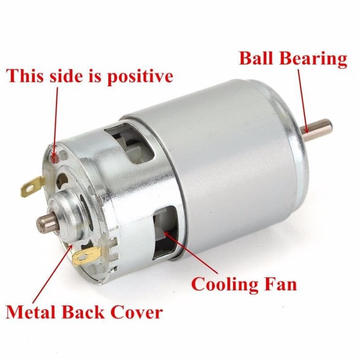 Dinamo 775 Motor DC 24v 7000 RPM Large Torque Generator *DM40