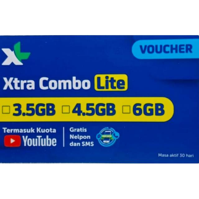 VC XL XTRA COMBO LITE 4,5GB 30HARI