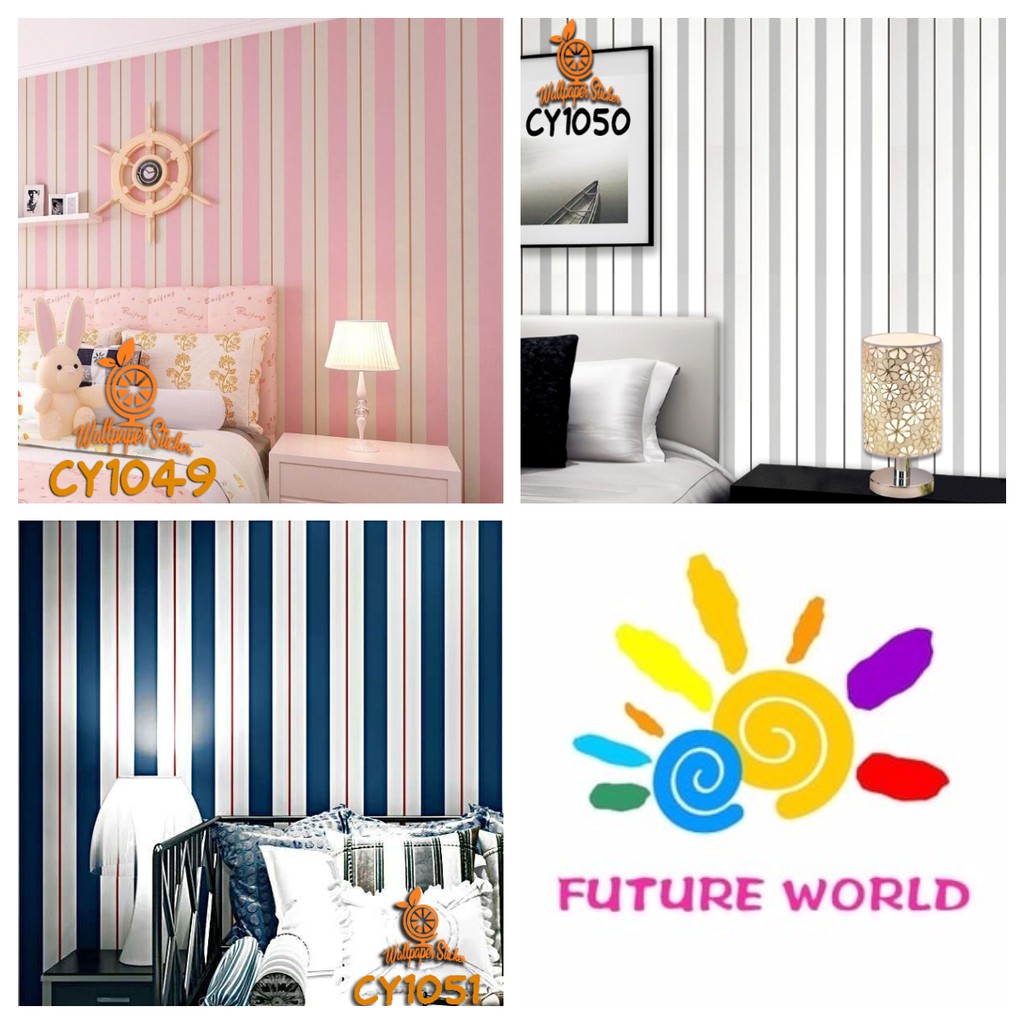 Wallpaper Dinding Motif Salur Garis Best Seller Wallpaper Best Seller