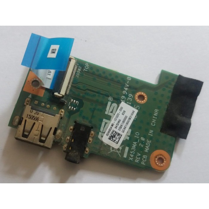 USB Port Audio Jack Asus X453M X453MA IO Board Daughterboard