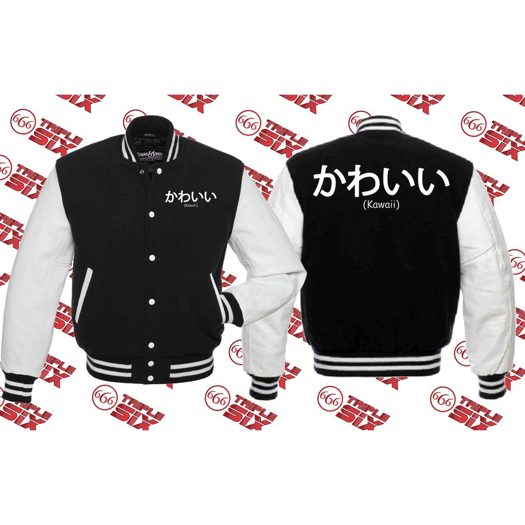 Jaket Varsity Baseball Kawaii Japan