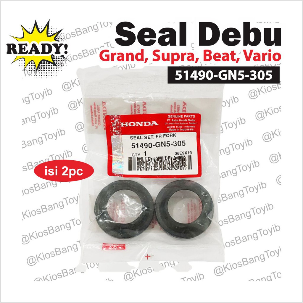 SEAL DEBU TUTUP SHOCK Honda GRAND, SUPRA, BEAT, VARIO (51490-GN5-305)