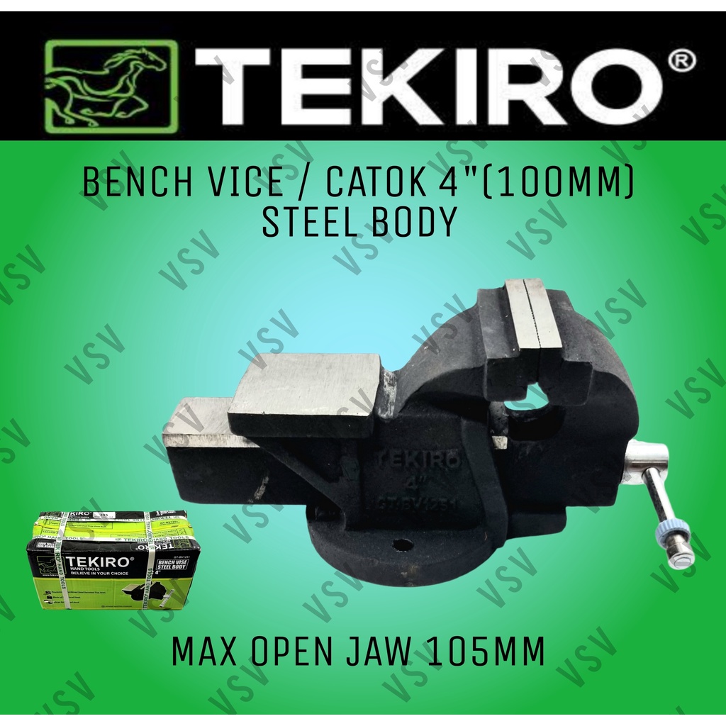 TEKIRO CATOK 4&quot; RAGUM 4&quot; BENCH VICE 4&quot; BAIS CATOK PARON 4&quot; TEKIRO