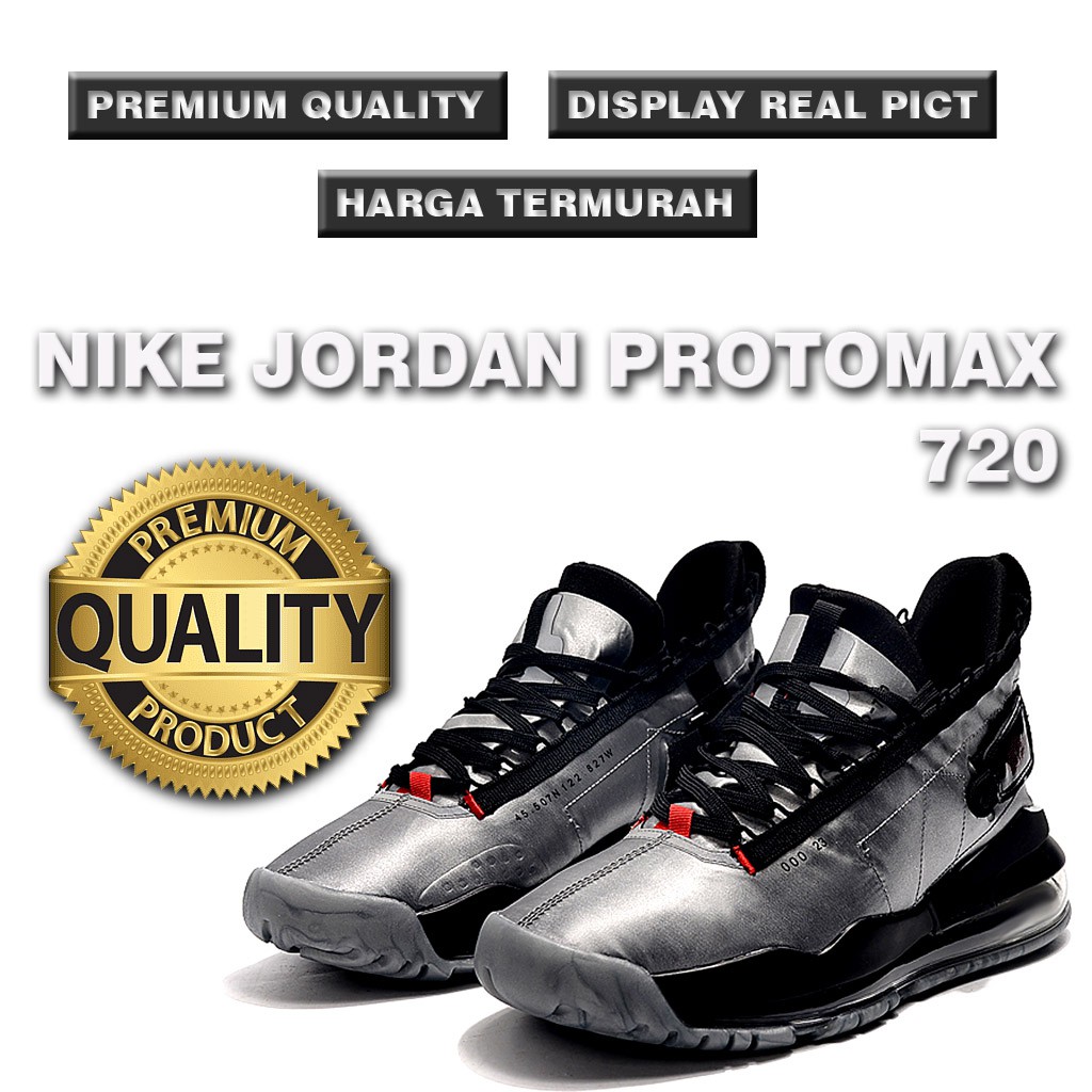  SEPATU  SNEAKERS NIKE JORDAN  PROTOMAX PROTO MAX 720 SILVER 