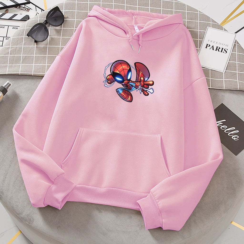 Sweater hoodie anak laki laki SPIDER baju anak cewek cowok superhero