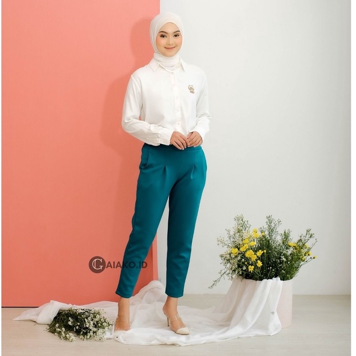 GAIAKO - HAREM PANTS SCUBA - 301