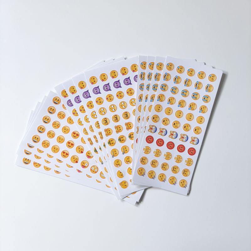 

Stiker Emoji | stiker deco journal scrapbook