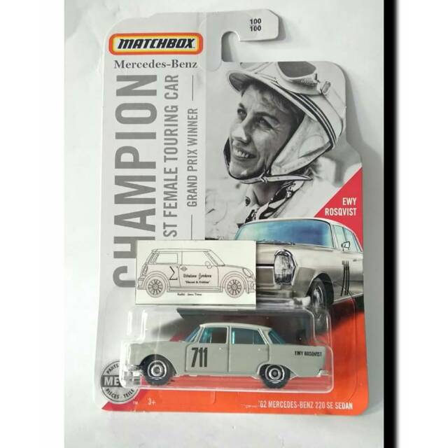 Matchbox 62 Mercedes Benz 220 se sedan