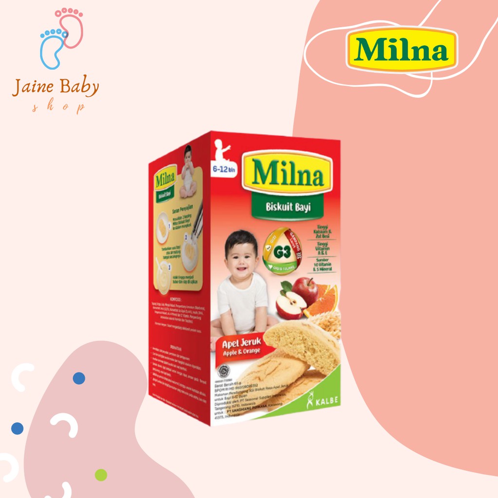 

Milna Biskuit Apel Jeruk 65 g