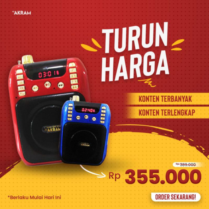 Audio Speaker Murottal Quran Al Akram Ultimate