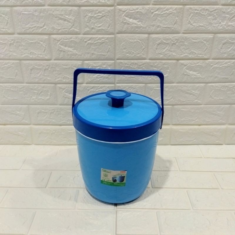 Rice Bucket 8 Food Grade Tempat Nasi / Es (Bonus Centong + Saringan)