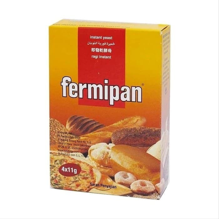 

Ragi Fermipan Instant Yeast isi 4 sachet 11 gram