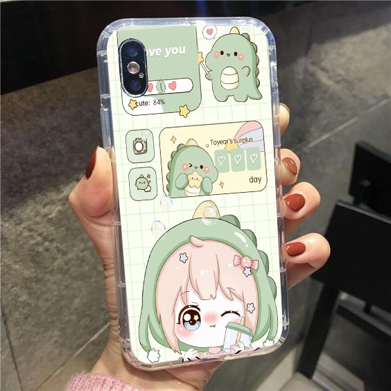 Disimurah Fashion Case Kartun Dino Cute v2 casing handphone/silicon case/case hp ready untuk type IP