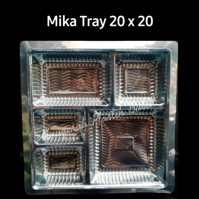 

Mika Tray Dus Nasi 20x20/Dalaman Dus Nasi Isi 50 pcs
