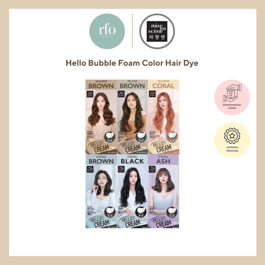 Mise En Scene Hello Cream Hair Dye Coloring