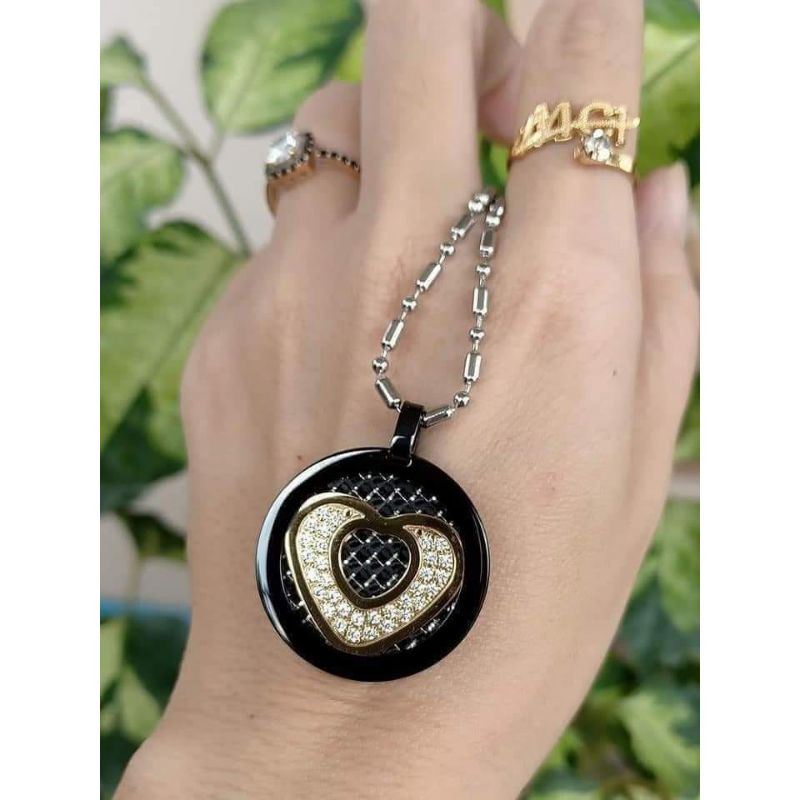 MCI ASLI GARANSI ORI | Kalung Gold Aura Heart | Kalung MCI | Kalung Anti Radiasi